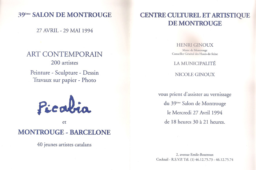 Invitation | 39TH Salon de Montrouge
